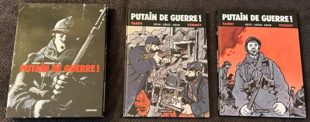 Putain de guerre ! de Jacques Tardi - Coffret intégrale 2 volumes - EO