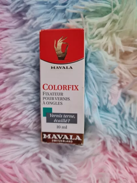 Mavala Colorfix mit Acryl - Fixiert den Nagellack farbloser Überlack 10ml 3