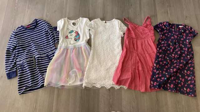 Girls Dresses Summer Dress Clothes Bundle 7-8 Years Next Primark Bluezoo