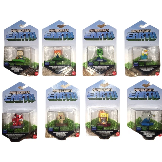 MINECRAFT EARTH Boost Mini Figure 2-pack, NFC Chip Enabled for EARTH Augmented Reality Game ,