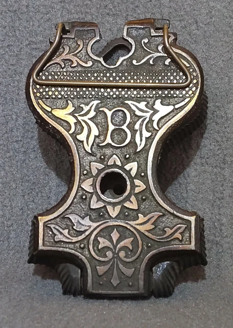 Eastlake Late Victorian Era ~ Cast Iron Clip ~ Pat'd June 18, 1889 / Dec 25 1894