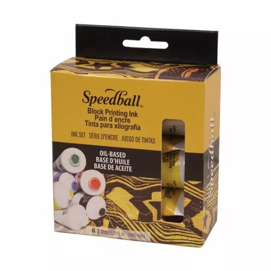 Oil-based Block Ink Starter Set - Speedball - Linocutting, Relief Printmaking