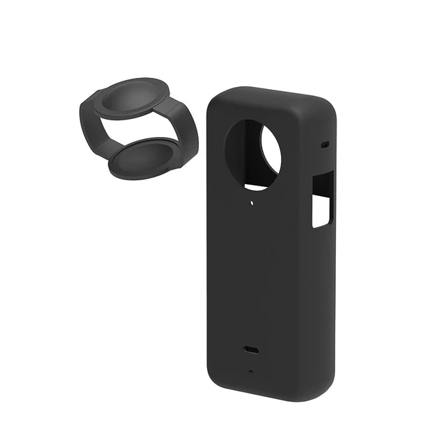 Soft Waterproof Panoramic Action Camera Protective Cover for Insta360 X3 (Black) 2
