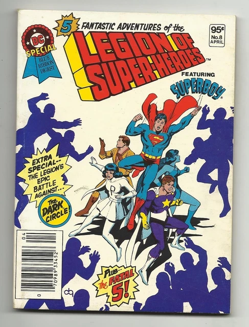 DC Special Blue Ribbon Digest #8 - Legion of Super-Heroes - Superboy - VF- 7.5