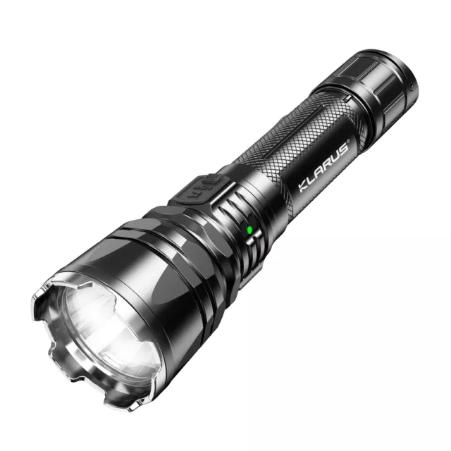 KLARUS XT12GT Pro Lampe Torche 850 mètres 1600 Lumen Lampe de Poche Tactique LED