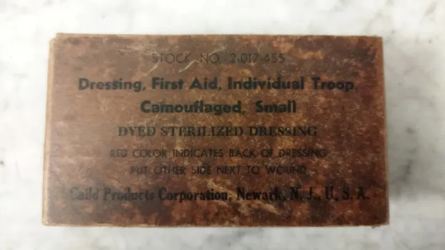 ORIGINAL FIRST AID - US ARMY - WW 2 ? Verbandpäckchen
