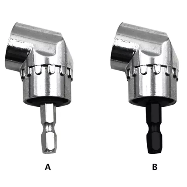 105°Angle 1/4" 6mm Extension Hex Drill Bit Screwdriver Socket Holder Adaptor~DY