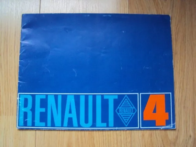 Brochure Publicitaire Renault 4