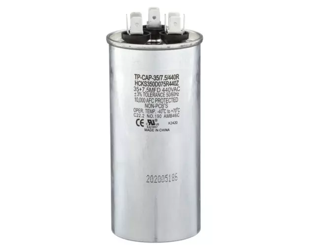 TRADEPRO - TP-CAP-35/7.5/440R - 35+7.5 MFD 440 Volt Round Run Capacitor