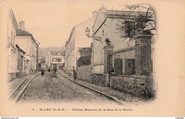 95 ST LEU _S18744_ Vieilles Maisons de la Rue de la Mar�e