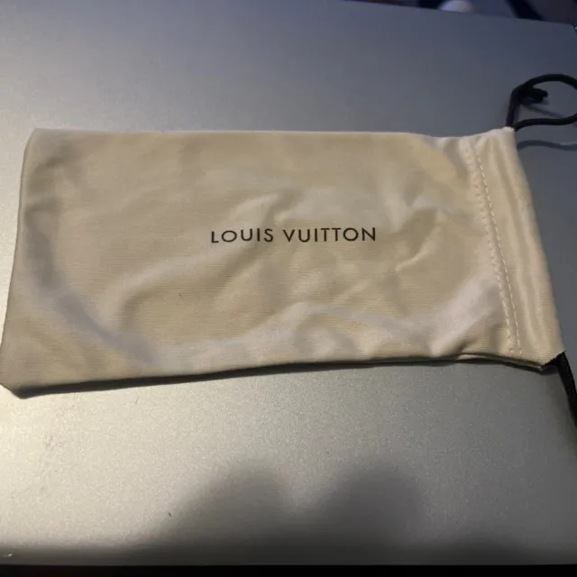 Authentic Louis Vuitton Dust Bag Drawstring Style 7x3.5” For Sun/Glasses(1Piece)