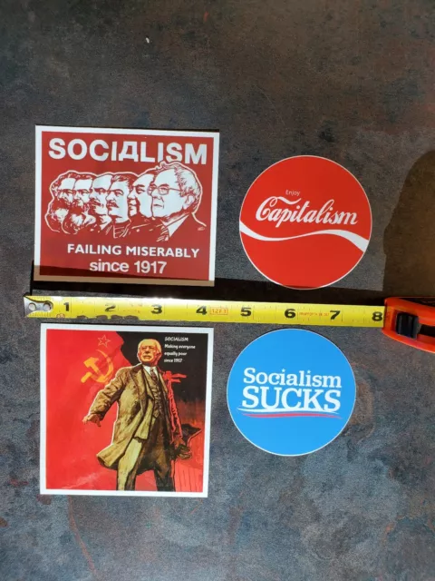 Bernie Sanders Funny Sticker Variety Pack Lot Of 4 Democratic Socialism USSR 2