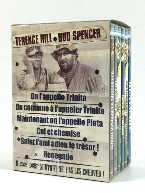 Terence Hill et Bud Spencer Coffret 6 DVD / Cul Chemise, Renegade...