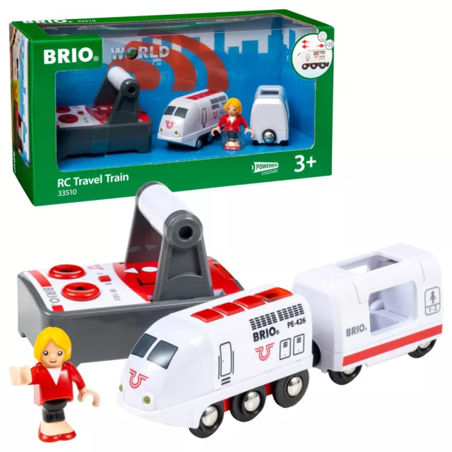 Lokomotive BRIO World 33510 IR Express Reisezug Elektrisch Spielzeug SEHR GUT