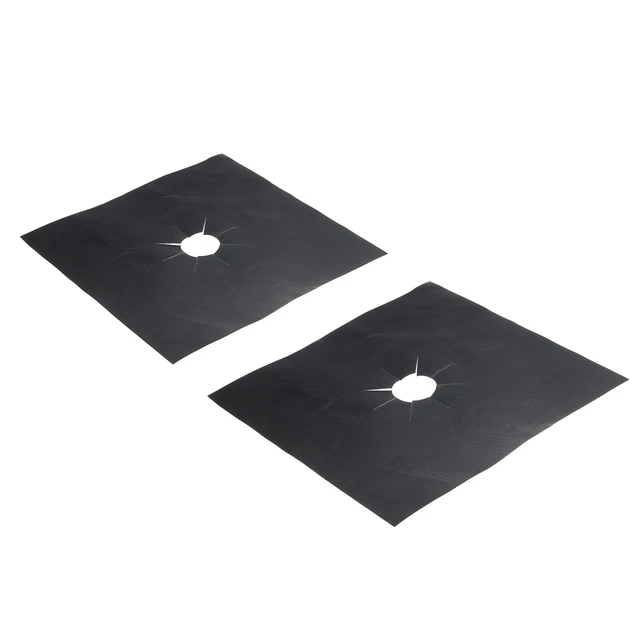 27cm Quadrato Gas Gamma Protezioni,Nero 2pz