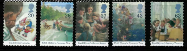 1997 Decimal Commems. Sg2001-2005. Enid Blyton. Unmounted Mint.