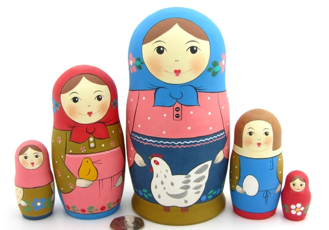 POUPEES RUSSES MATRIOCHKA Par 8 EUR 24,90 - FR
