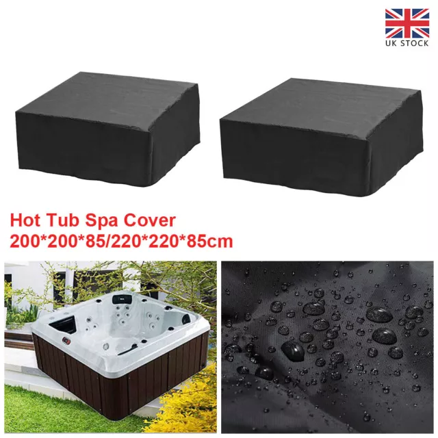 Hot Tub Spa Covers Waterproof Dust Cap Square Anti-UV Protective Guard Cover Hot