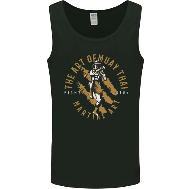 The Art of Muay Thai MMA Mixed Martial Arts Mens Vest Tank Top