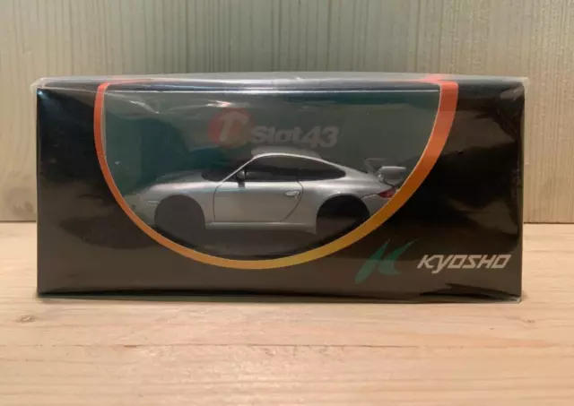 KYOSHO Porsche 911 GT3 Silber Dslot43 D1431030101 1:32 MODELLAUTO KOMPLETT NEU