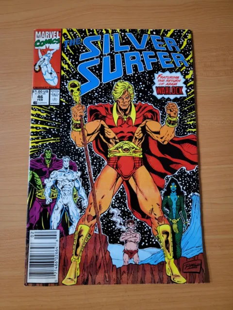 Silver Surfer v3 #46 Newsstand Variant ~ VF - NEAR MINT NM ~ 1991 Marvel Comics