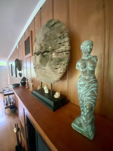 Antique Grand Tour 1800’s Greek Roman God Bronze ? Statue Sculpture Hermes