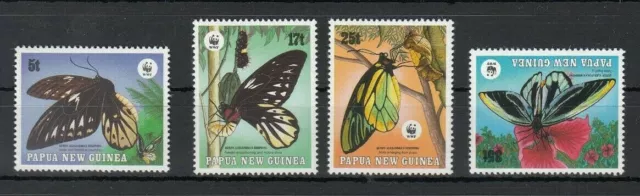 PAPUA NEUGUINEA, 1988/99 Schmetterlinge 574-77, Sport636-39, Block15 **,(32530)