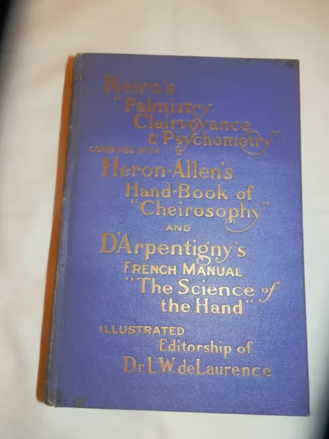 KEIRO'S PALMISTRY CLAIRVOYANCE & PSYCHOMETRY - Super Rare Book