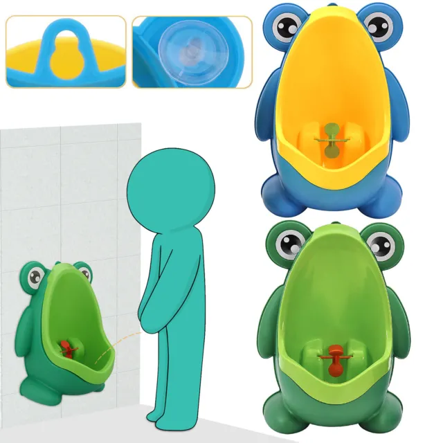 Kids Urinal Frog Cartoon Design Boy Toilet Potty Training Urinal Wall Hung