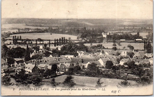 58 POUGUES LES EAUX - vue generale prise du mont givre