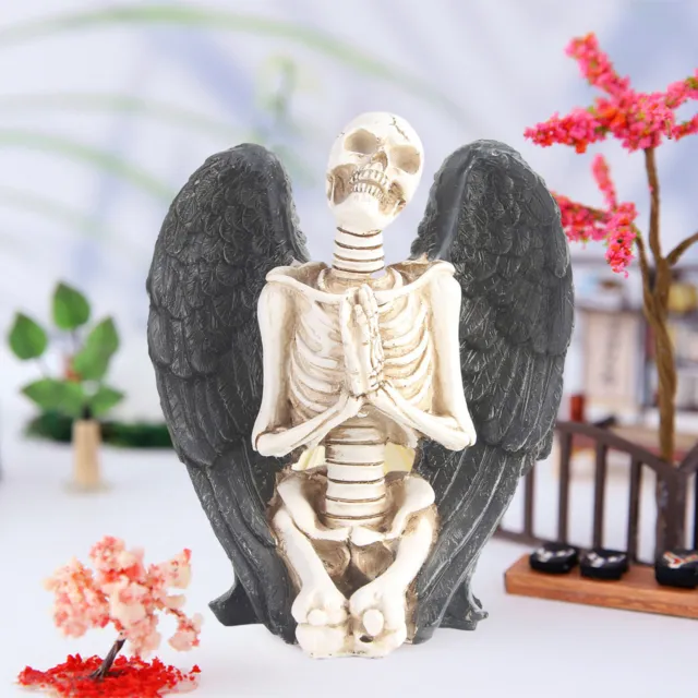 Resin Skull Decoration Resin Skull Ornaments Statue Teaching Model for Halloween