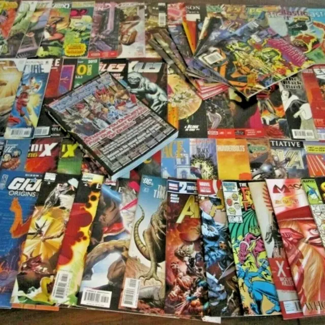 Best Marvel & DC Comic Book Lot Collection, Keys, 1st App, #1 Issues Bargain Lot