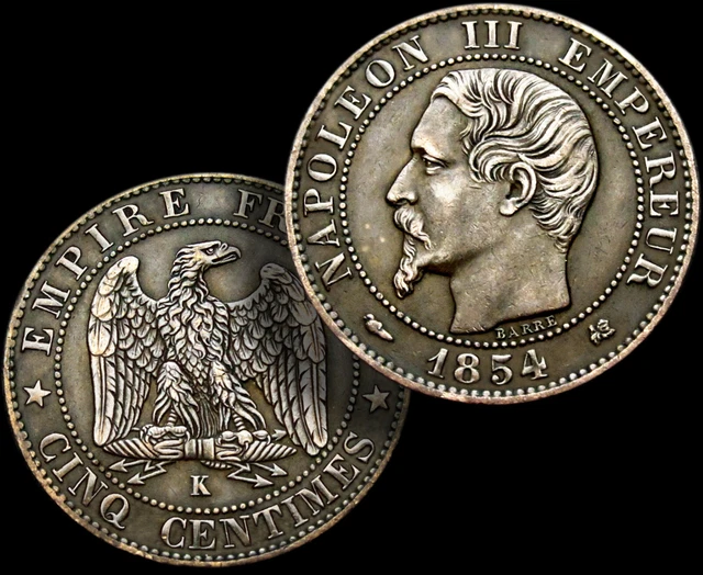 Moneta Commemorativa Francese 1828 Napoleone - Placcata Argento 925, Fatte A Mano, Da Collezione