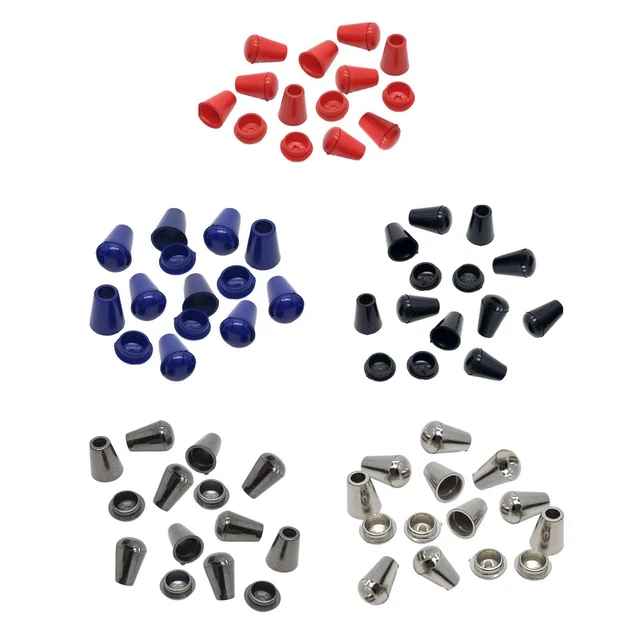 2 Anciens glands / embouts / pompons pour cordon de
