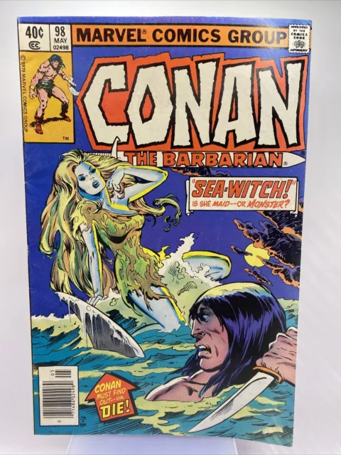 Conan The Barbarian 1979 #98 Vintage Comic Book - Marvel Comics Group Nice!