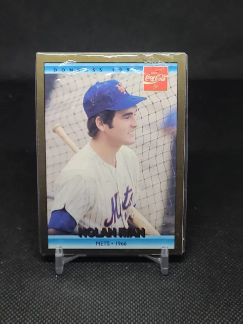 1992 Donruss Coke Ryan #1 Nolan Ryan/1966 NY Mets Sealed (4)