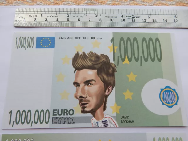 €1 Million Euros Football Bill Soccer Note Footie Birthday Present Novelty XMAS 3
