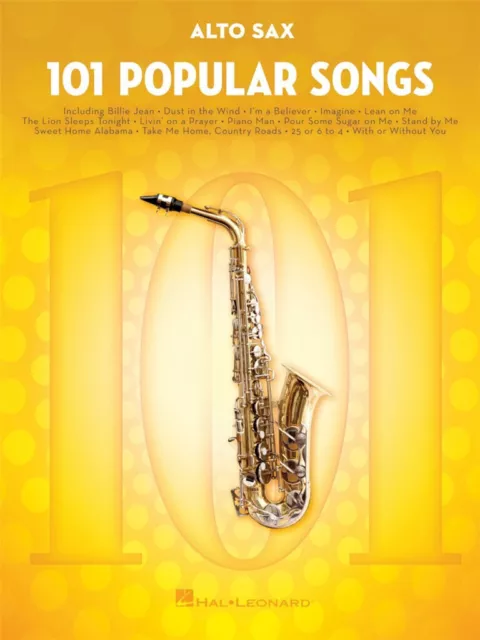 101 Popular Songs für Alt-Saxophon - PORTOFREI VOM MUSIKFACHHÄNDLER