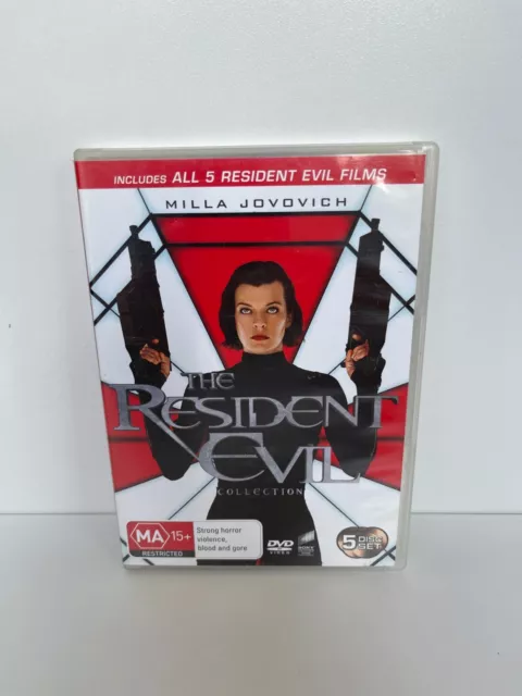 The Resident Evil Collection DVD 5 Disc-Set R2,4,5 | VGC | Free Aus Postage 