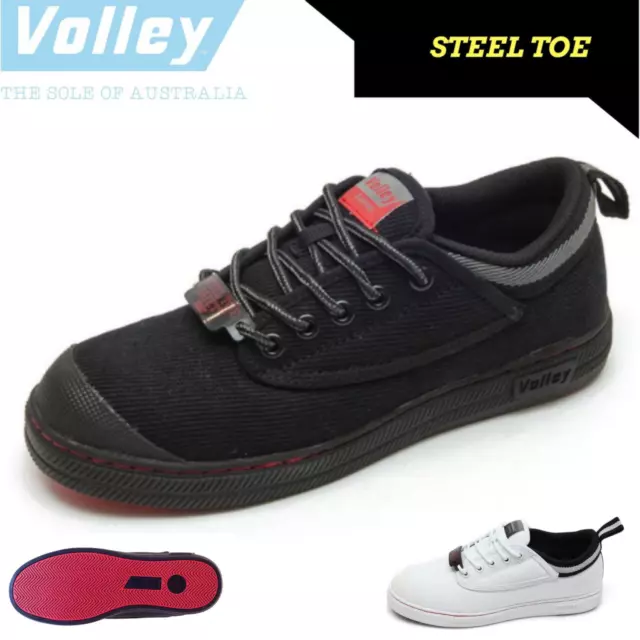 DUNLOP VOLLEYS Steel Cap Toe Safety Shoes Volley Original Classic Trade Tradie