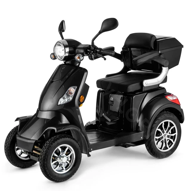 Scooter électrique 4 Roues VELECO GRAVIS - Pour Seniors, Autonomie 45-60 Km, 1000W
