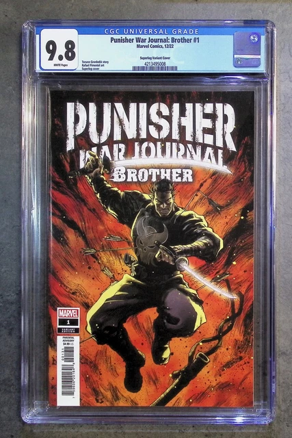 The Punisher War Journal Brother #1 2022 Marvel 1st PRint Variant CGC 9.8