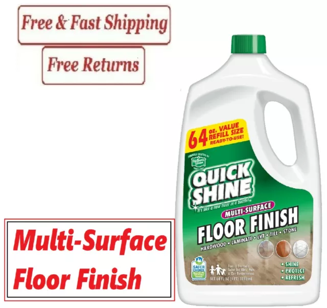 Quick Shine - Quick Shine Floor Finish, 64 oz (64 oz)