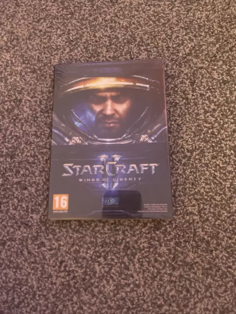 Starcraft 2 Wings of Liberty PC DVD ROM Disc SEALED