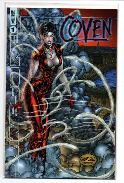 The Coven vol.2 #1 Dynamic Forces Exclusive Red Foil Fantom w/COA Sealed - NM