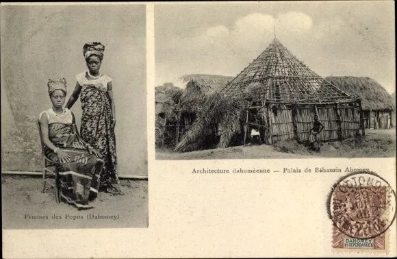 Ak Dahomey Benin, Palais de Behanzin Abomey, Femmes des Popos - 10766923