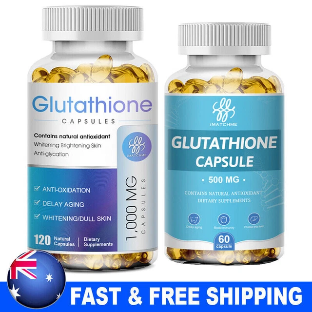 Glutathione Target Glutathione 2000mg Supplement - Antioxidant, Anti-Aging,  Skin Whitening Capsules Glutathione 2000mg Capsules