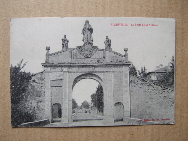 Cpa Blainville (54) La Porte Saint Antoine