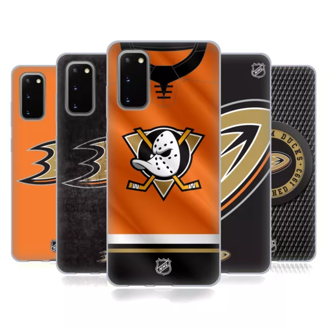 Official Nhl Anaheim Ducks Soft Gel Case For Samsung Phones 1