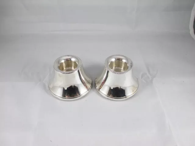 Fully Hallmarked Silver Candle Sticks